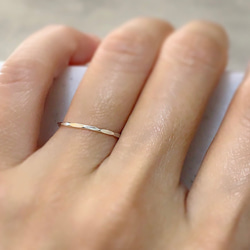 Silver thin ring 5枚目の画像