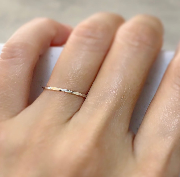 Silver thin ring 5枚目の画像