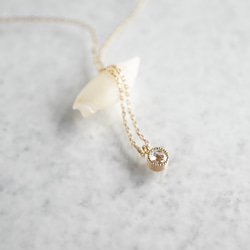 Diamond birthstone necklace [P033K18/K10DM] 3枚目の画像