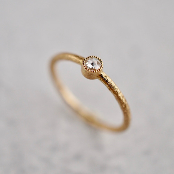 Diamond birthstone ring [R050K18/K10DM] 5枚目の画像