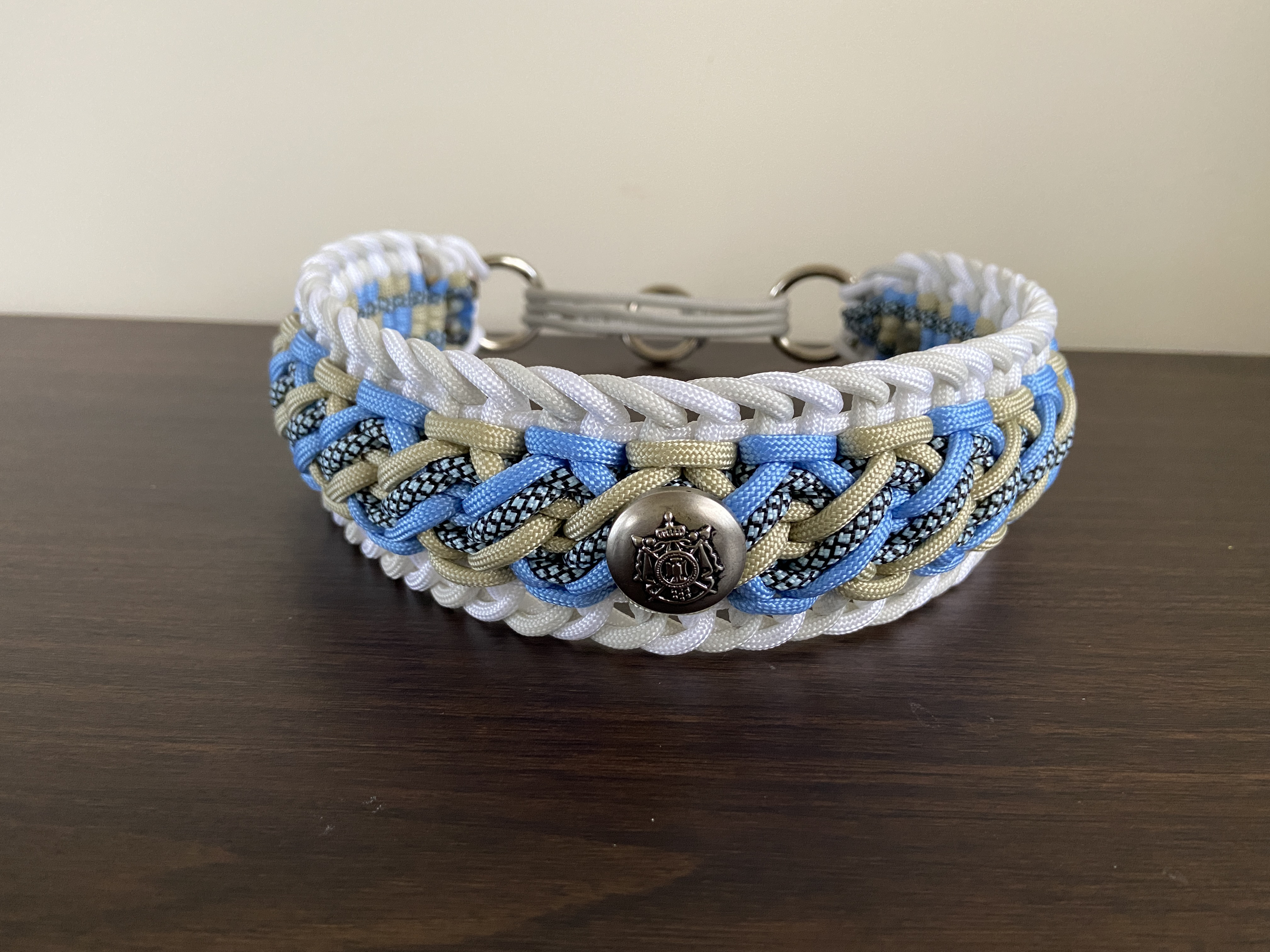 パラコード幅広首輪#244 ハーフチョーク マーティンゲール