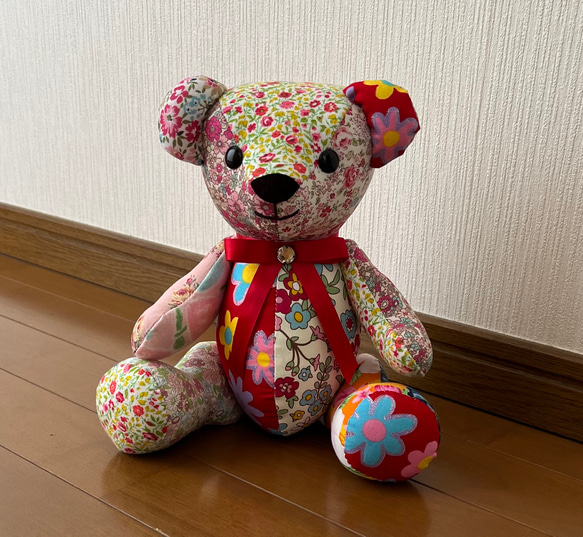 再販] お花がいっぱいなテディベア ぬいぐるみ Jon&Mi-ko 通販