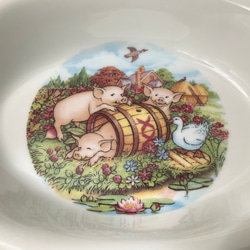 【新作】ファンシー ソープディッシュ 豚 ★  石けん皿 オーバル 楕円形 14cm 母の日 父の日 7枚目の画像