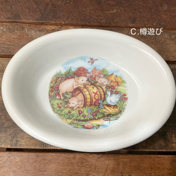 【新作】ファンシー ソープディッシュ 豚 ★  石けん皿 オーバル 楕円形 14cm 母の日 父の日 6枚目の画像