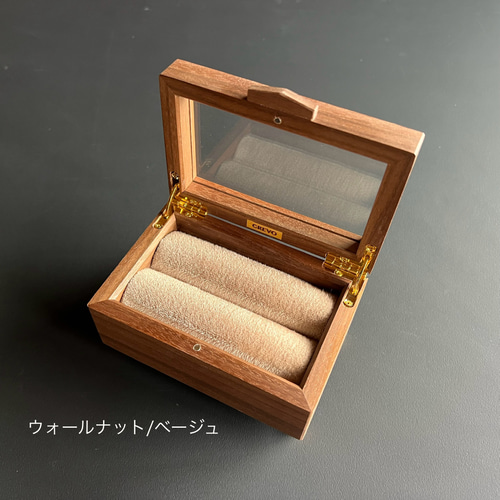 ☆人気商品☆ 世界三大銘木 木製リングケース 【RINGcase】 名