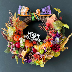 実りの秋♡パンプキンリース「受注制作」 1枚目の画像