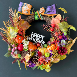 実りの秋♡パンプキンリース「受注制作」 2枚目の画像