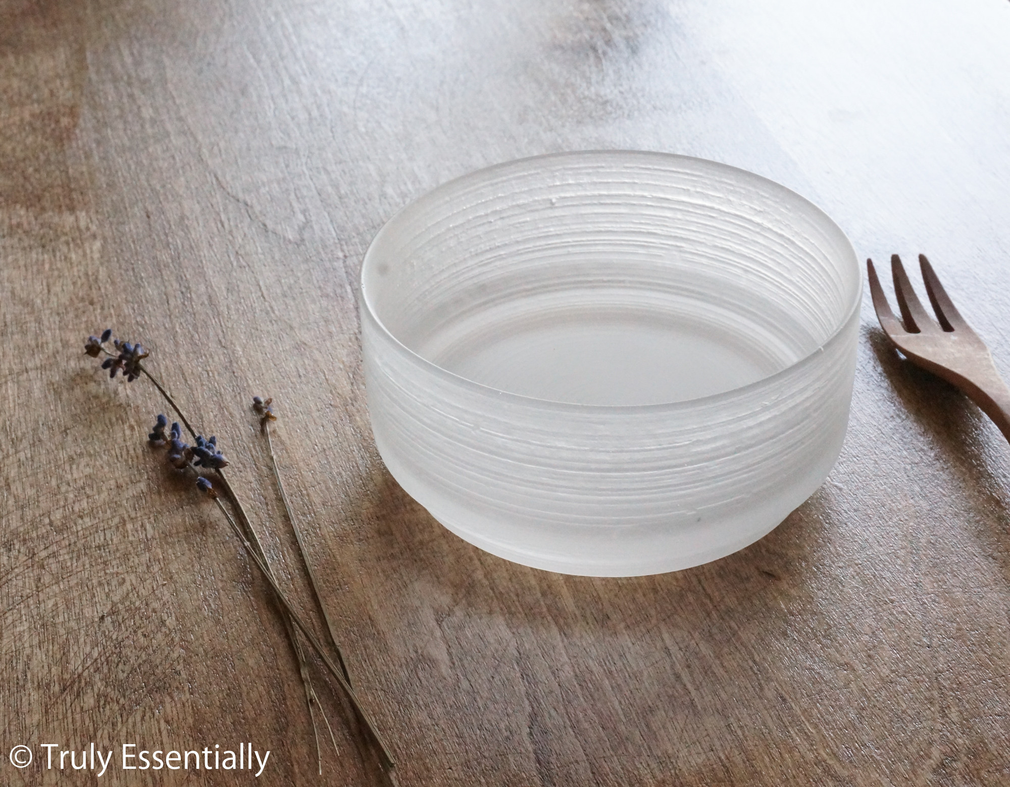 無色のガラス -「 The Vessel of Light - 月明かりのうつわ 」● 直径10.5cm