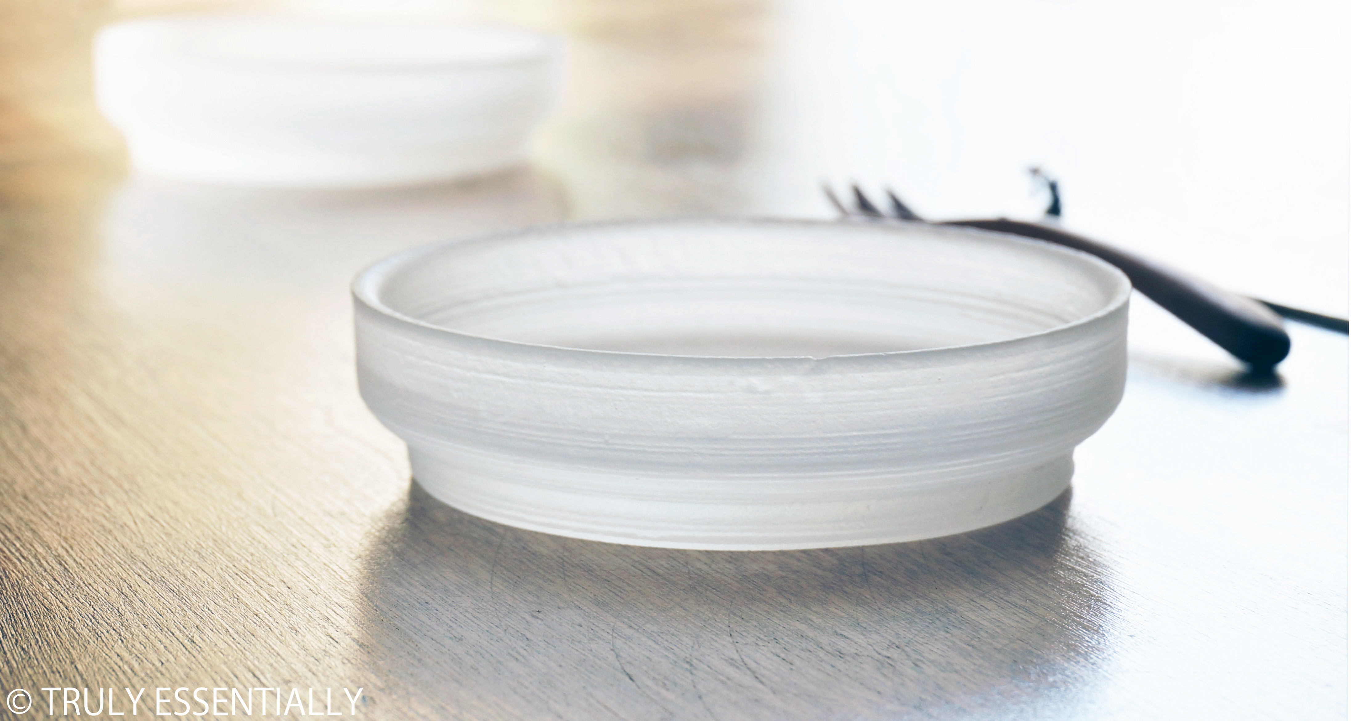 無色のガラス -「 The Vessel of Light - 月明かりの器 」● 直径10.5cm