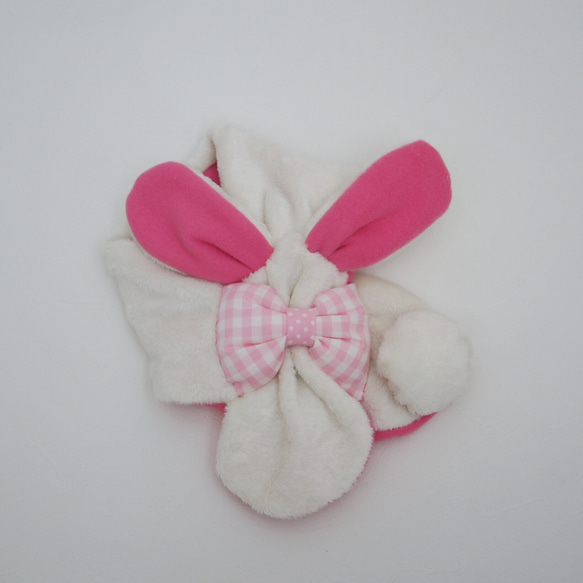 Mokomoma Fuller ☆ 兔子（白色 x 粉色）兒童 第3張的照片
