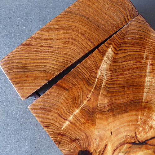 千年の物語を手にする古木【屋久杉】 木製名刺入れ・・・【即日発送