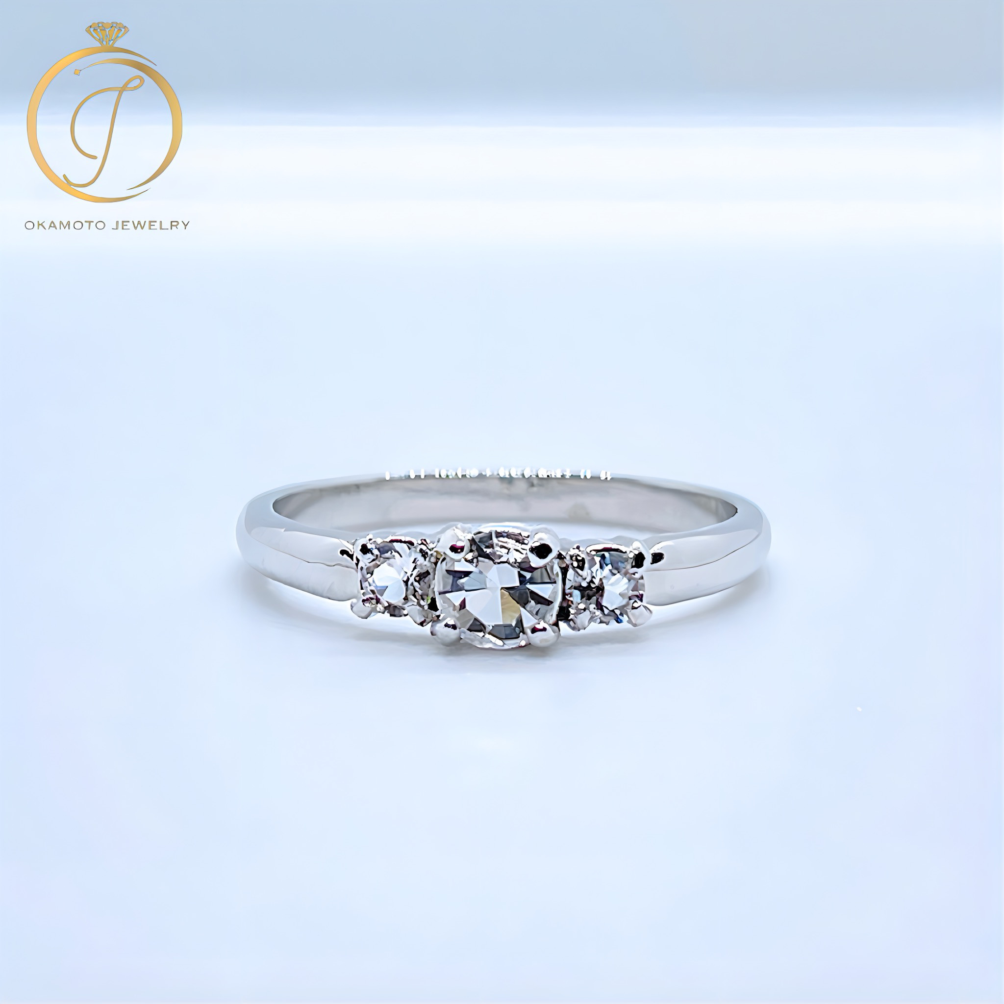 Fashion Crystal Ring.(ピンキーリング可)