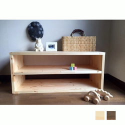 オープンシェルフ◇おもちゃ棚◇モンテッソーリ◇ハンドメイド