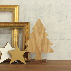 もみの木 オブジェ｜全２種類 木製 クリスマス ツリー 飾り 木 手作り ハンドメイド 北欧 雑貨 立体 無垢 9枚目の画像
