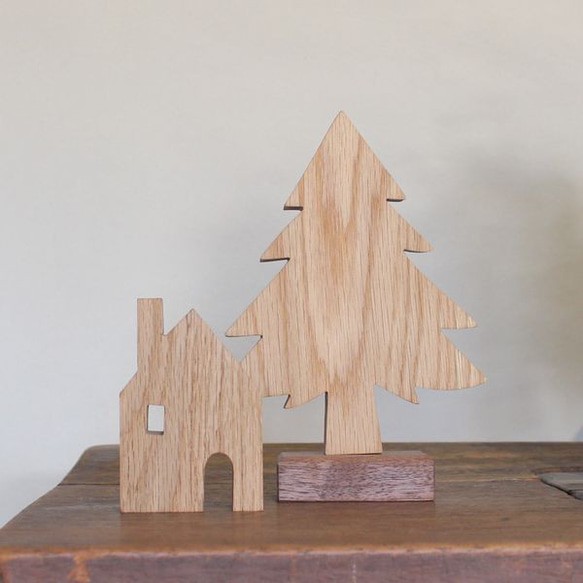 【送料無料】もみの木 Ｓサイズ 木製オブジェ クリスマス ツリー 飾り 木 手作り ハンドメイド 北欧 雑貨 12枚目の画像