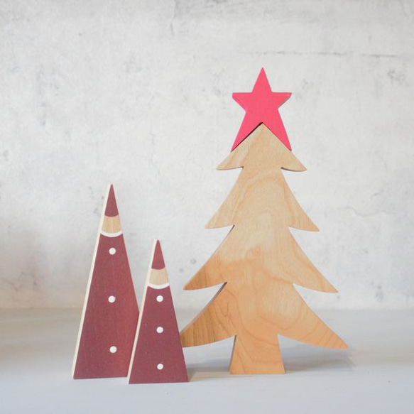 [免運費] Tree x Little Star 聖誕節斯堪的納維亞物品裝飾擺飾室內星星樅樹雜貨 第7張的照片