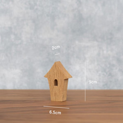 クリスマス オブジェ セット Ａ｜置物 ツリー トムテ 妖精 木製 ハウス 小屋 雑貨 ナチュラル 冬 無垢 16枚目の画像