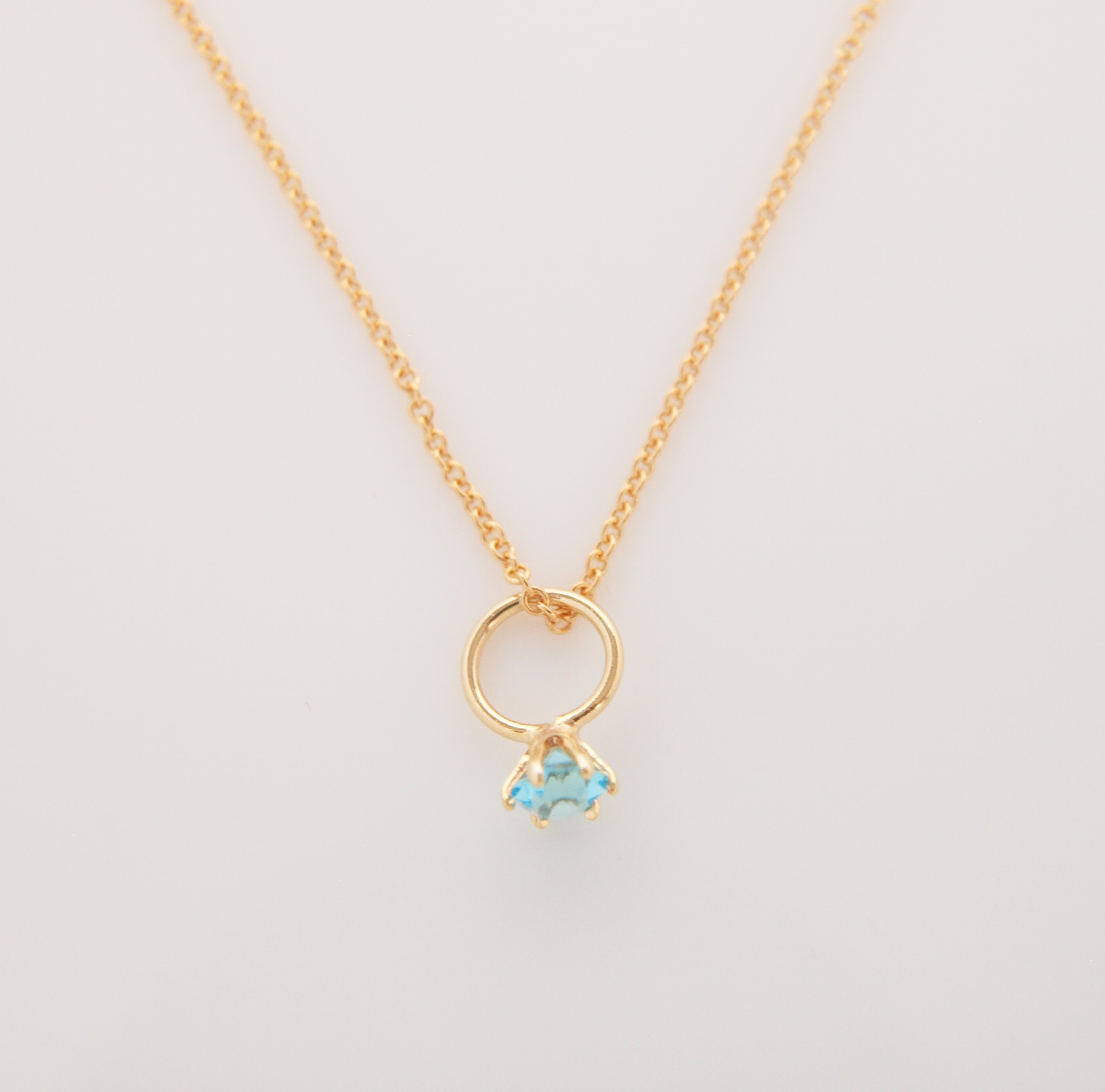 【国内発送】14KGF* カーブバー＆3リング 2連レイヤーネックレス 14kgfバースデーリングネックレス ネックレス・ペンダント