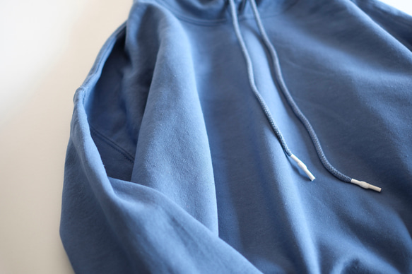 Oversilhouette 運動衫連帽衫 / ruokala lokki / 煙藍色 第16張的照片