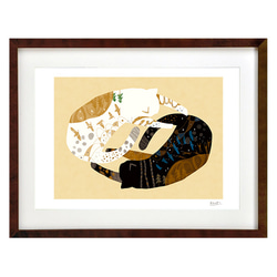 厚塗り油絵◇『青い花』◇がんどうあつし肉筆直筆油彩画絵画F8号