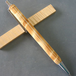 屋久杉】木軸ボールペン 古木の光明杢が綺麗【即日発送】 ☆シャープ