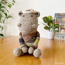 カバ ぬいぐるみ・置物 のおすすめ人気通販｜Creema(クリーマ