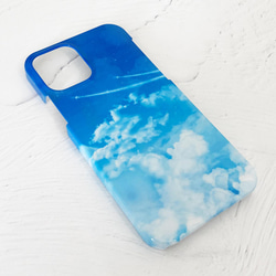 飛行機雲 iPhoneケース ハードケース スマホケース / 空 青空 星 iPhone14 4枚目の画像