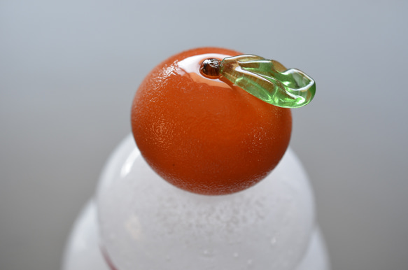 ガラスの鏡餅（小） 5枚目の画像