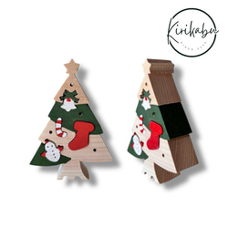 きりかぶオリジナル クリスマスツリーの組み木 クリスマスツリー
