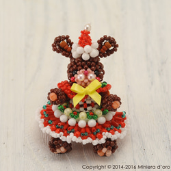 【手作りキット】ラビット～Nicoleとクリスマスケーキ～ 4枚目の画像