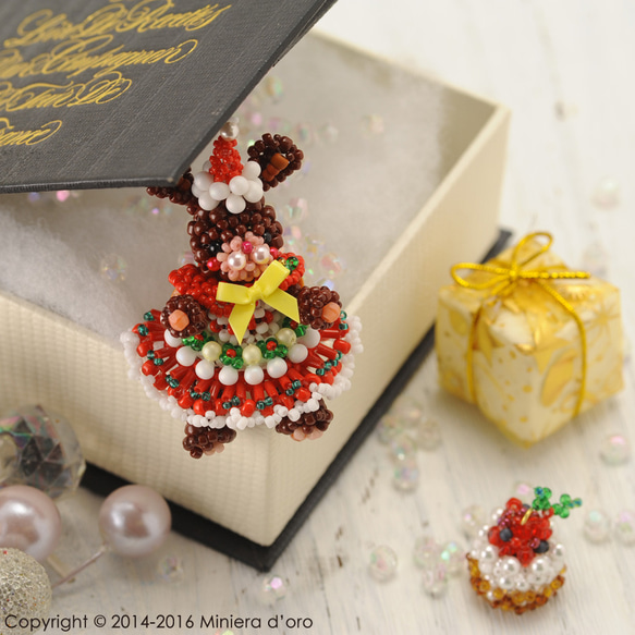 【手作りキット】ラビット～Nicoleとクリスマスケーキ～ 11枚目の画像