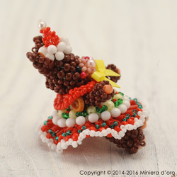 【手作りキット】ラビット～Nicoleとクリスマスケーキ～ 5枚目の画像