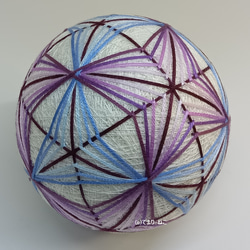 手毬 手鞠 てまり 刺繍かたつむり 虹 紫陽花 梅雨 No.118 手毬 手鞠