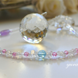 ラスト1点♢50mm♢ スワロフスキーサンキャッチャー・DAHLIA