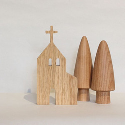 [免運費] 房屋物品/教堂聖誕裝飾品實心橡木裝飾品斯堪的納維亞室內聖誕裝飾品基督 第6張的照片