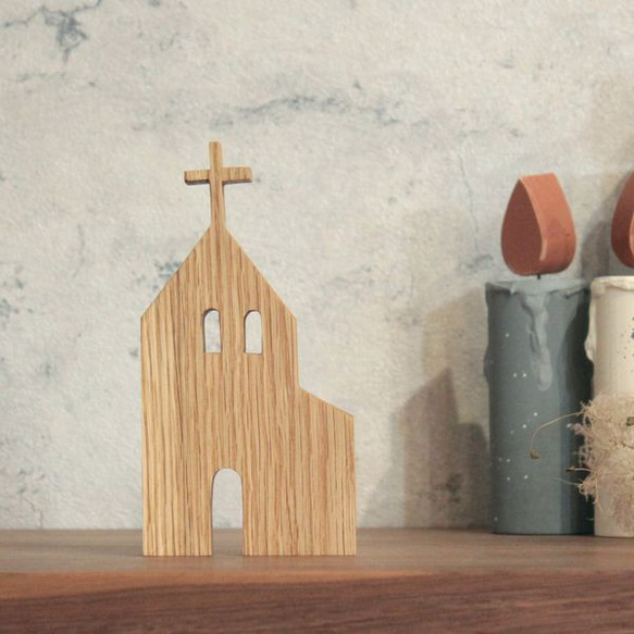 [免運費] 房屋物品/教堂聖誕裝飾品實心橡木裝飾品斯堪的納維亞室內聖誕裝飾品基督 第2張的照片