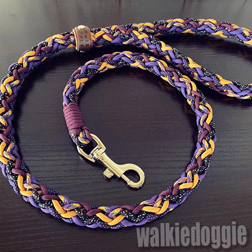 パラコード手編みスリップリード・フルチョークタイプ#231 大型犬・超