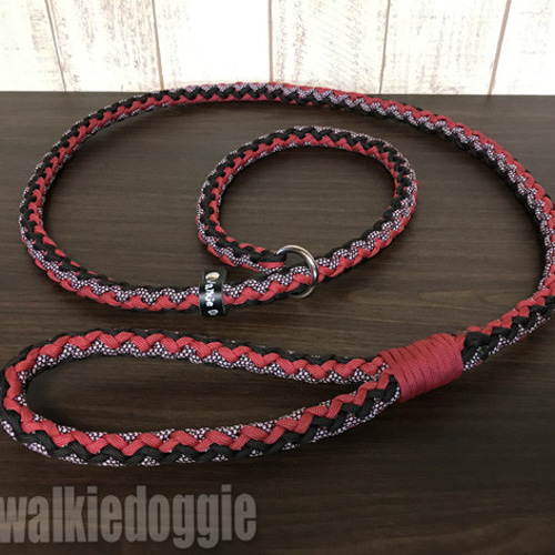 パラコード手編みスリップリード・フルチョークタイプ#231 大型犬・超