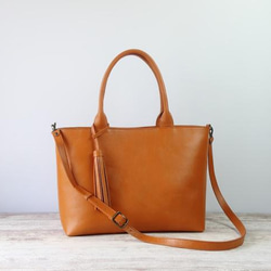 【ファスナーver 】A4サイズトートbag(L）☆彡受注商品・お色違いやカスタム可能です・オプション豊富 13枚目の画像