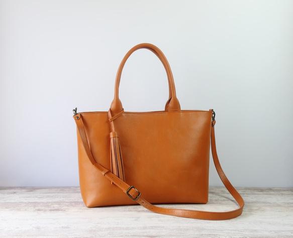 【ファスナーver 】A4サイズトートbag(L）☆彡受注商品・お色違いやカスタム可能です・オプション豊富 13枚目の画像