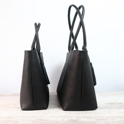 【ファスナーver 】A4サイズトートbag(L）☆彡受注商品・お色違いやカスタム可能です・オプション豊富 15枚目の画像