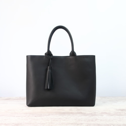 【ファスナーver 】A4サイズトートbag(L）☆彡受注商品・お色違いやカスタム可能です・オプション豊富 12枚目の画像