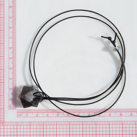 金平糖ガラス『こんぺいとう【モノクロ】』ネックレス【紐の色、長さ選べます】【受注制作】≪送料無料≫ 2枚目の画像