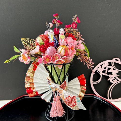 ひな祭りお雛様 鼓アレンジ アートフラワー Atelier Kamiyu 通販 ひな祭りお雛様 鼓アレンジ アートフラワー Atelier Kamiyu 通販