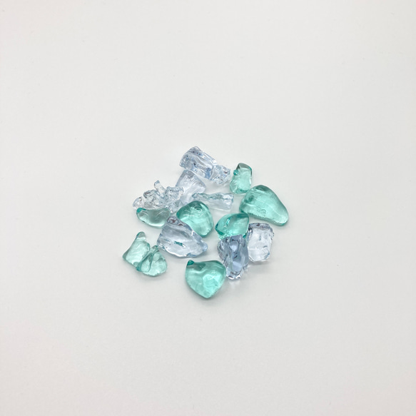 [再販・受注制作]スノードーム Starry sky 緑 4枚目の画像