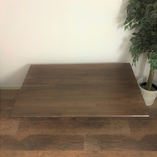 薄型こたつ天板 75x75cm ウォールナット色 ウレタン塗装 天然木 薄型こたつ天板 75x75cm ウォールナット色 ウレタン塗装 天然木