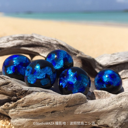 ブレスレット ほたる玉 とんぼ玉 ガラス ビーズ アクセサリー ワイヤー