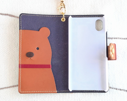 暖さま★【6】本革くまさんケース de115d0033633093a7acbd46554cc3
