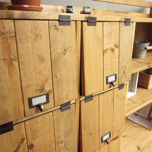 サイズオーダー可！超ワイド6枚パタパタキャビネット●ナチュラルブラウン●受注製作 サイズオーダー可！超ワイド6枚パタパタキャビネット○ナチュラル