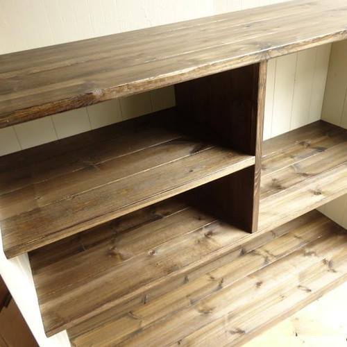 サイズデザインオーダー可●超ワイドカウンターテーブルシャビーエスプレッソ受注製作 サイズ、デザインオーダー可！ワイドカウンターテーブルシャビー